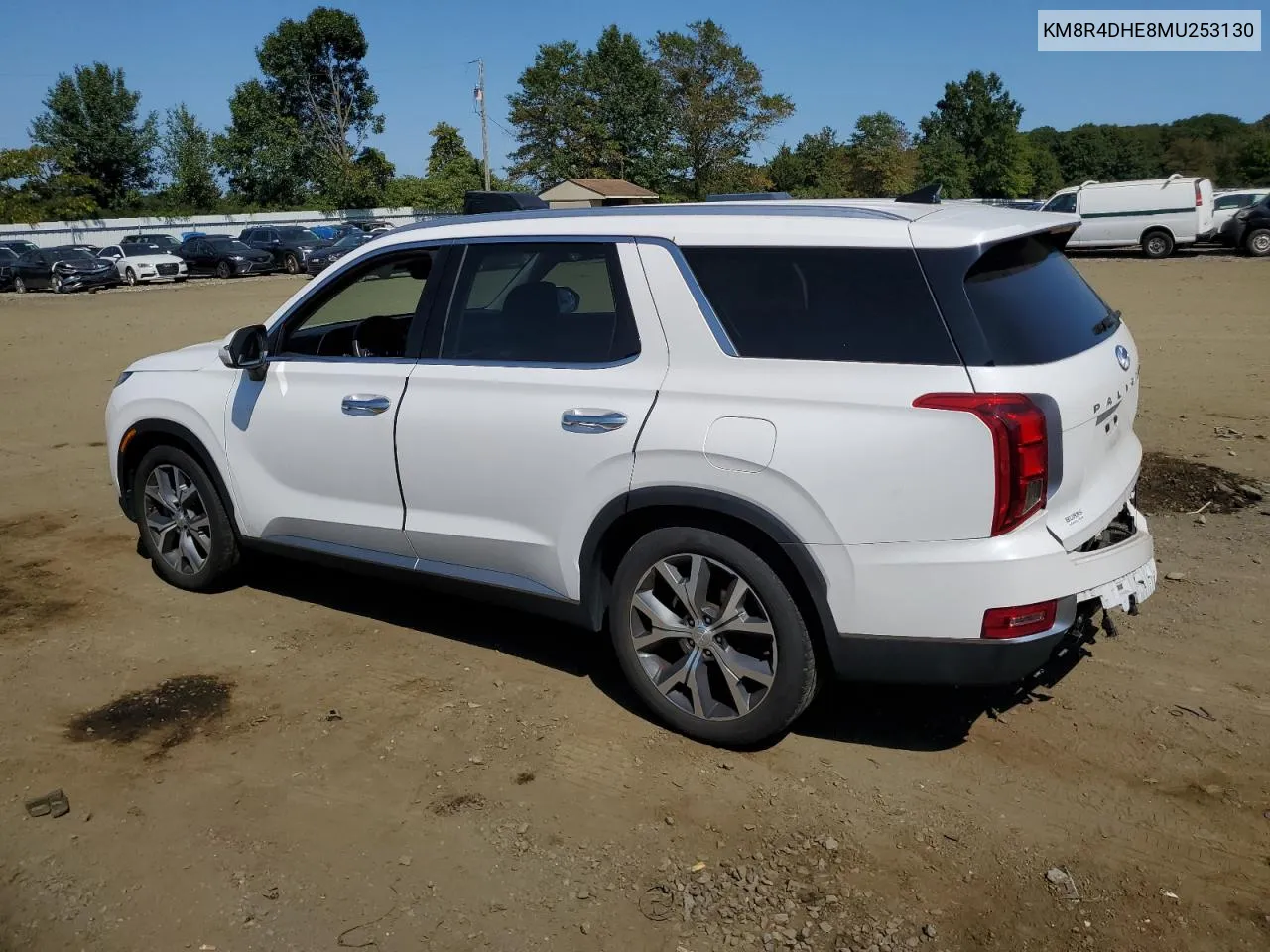 2021 Hyundai Palisade Sel VIN: KM8R4DHE8MU253130 Lot: 71439594