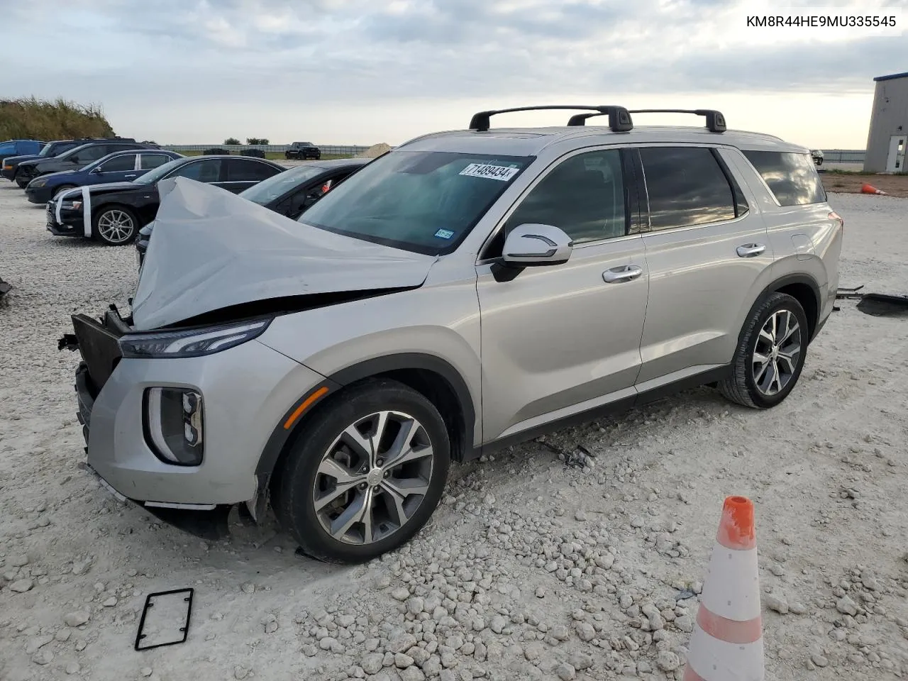 KM8R44HE9MU335545 2021 Hyundai Palisade Sel