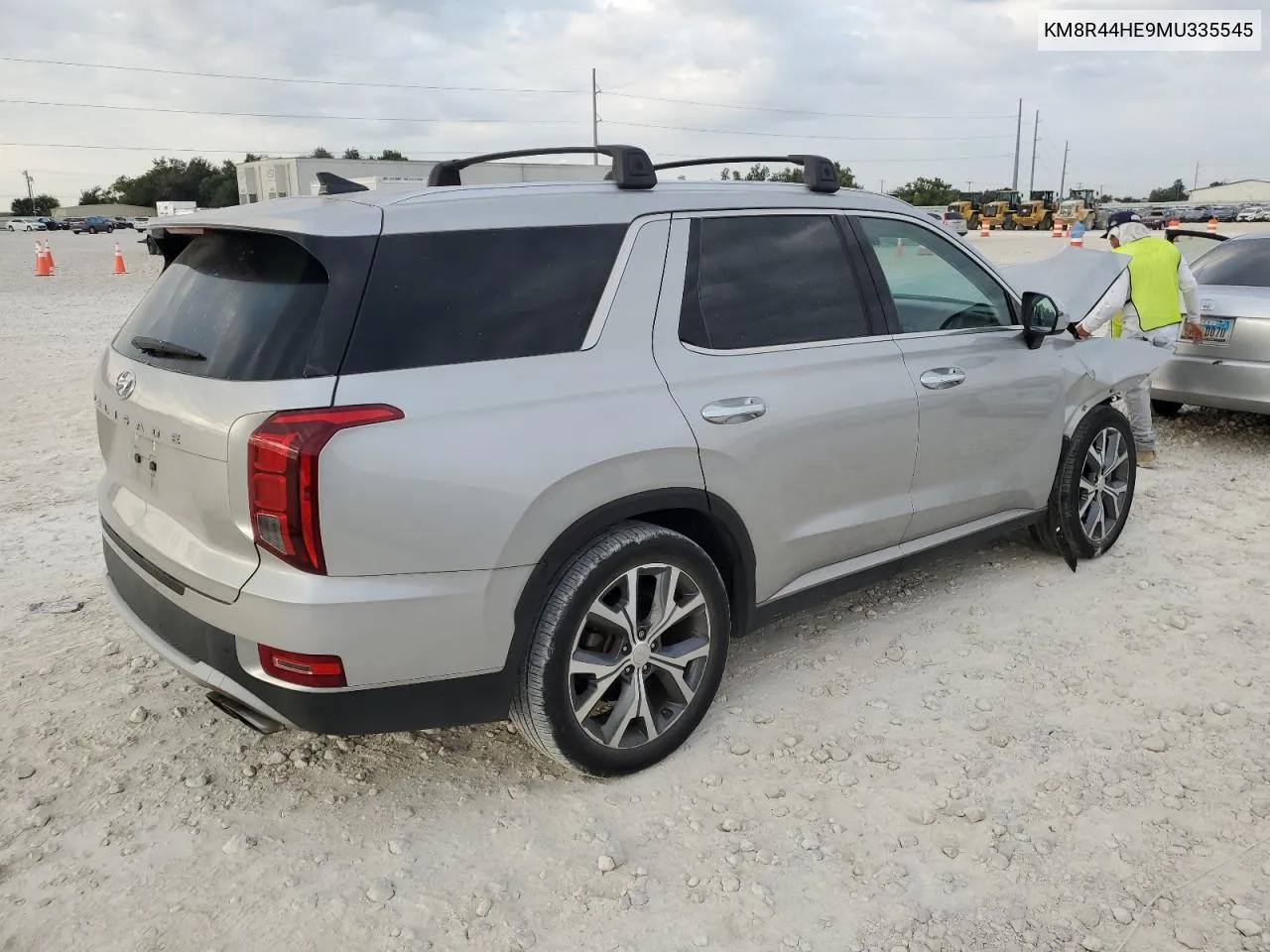 2021 Hyundai Palisade Sel VIN: KM8R44HE9MU335545 Lot: 71489434