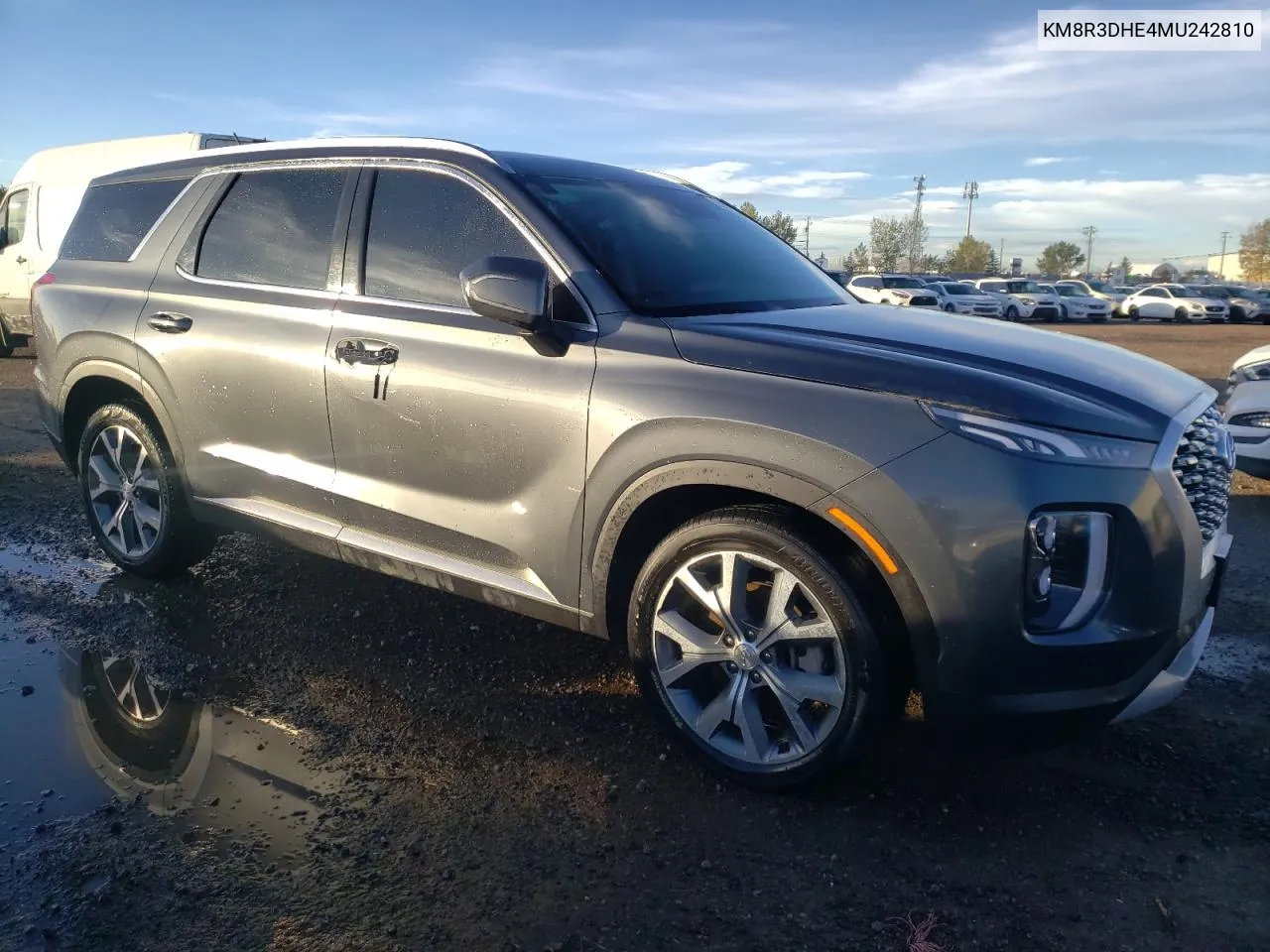 2021 Hyundai Palisade Sel VIN: KM8R3DHE4MU242810 Lot: 72190664