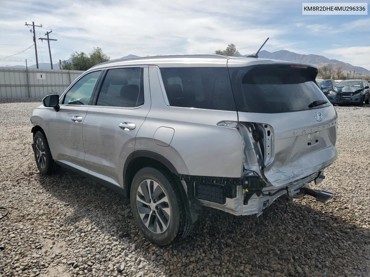 2021 Hyundai Palisade Sel VIN: KM8R2DHE4MU296336 Lot: 72585454