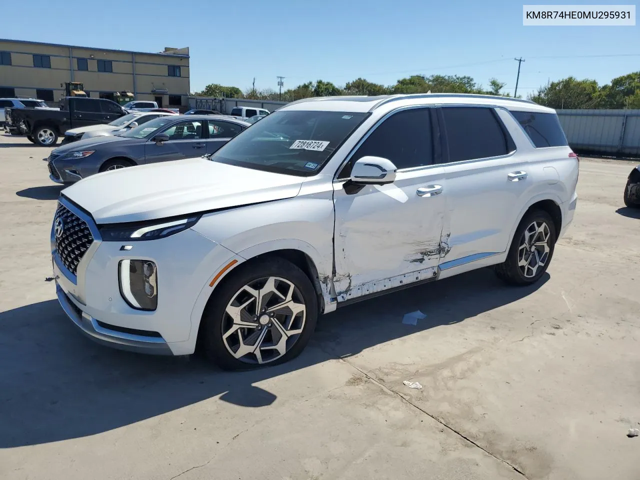 KM8R74HE0MU295931 2021 Hyundai Palisade Calligraphy