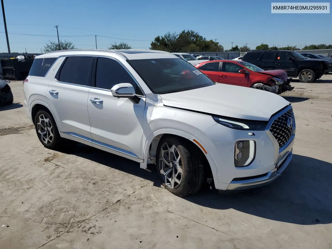 KM8R74HE0MU295931 2021 Hyundai Palisade Calligraphy