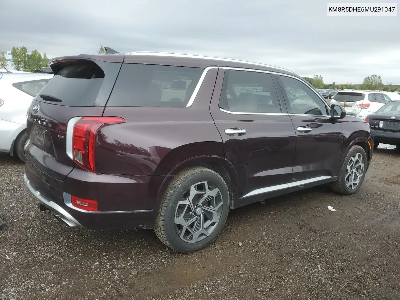 2021 Hyundai Palisade Limited VIN: KM8R5DHE6MU291047 Lot: 72892824