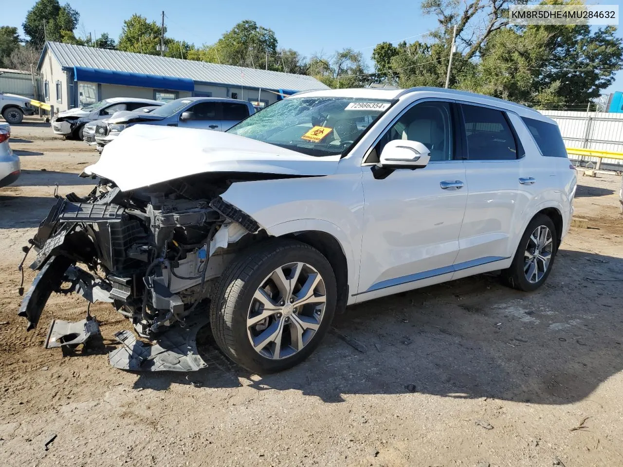 2021 Hyundai Palisade Limited VIN: KM8R5DHE4MU284632 Lot: 72986354