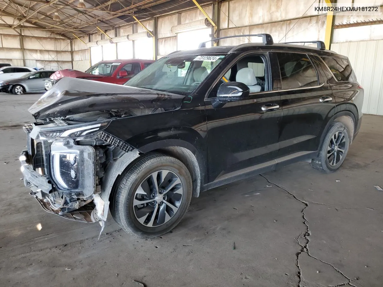 2021 Hyundai Palisade Sel VIN: KM8R24HEXMU181272 Lot: 73129624