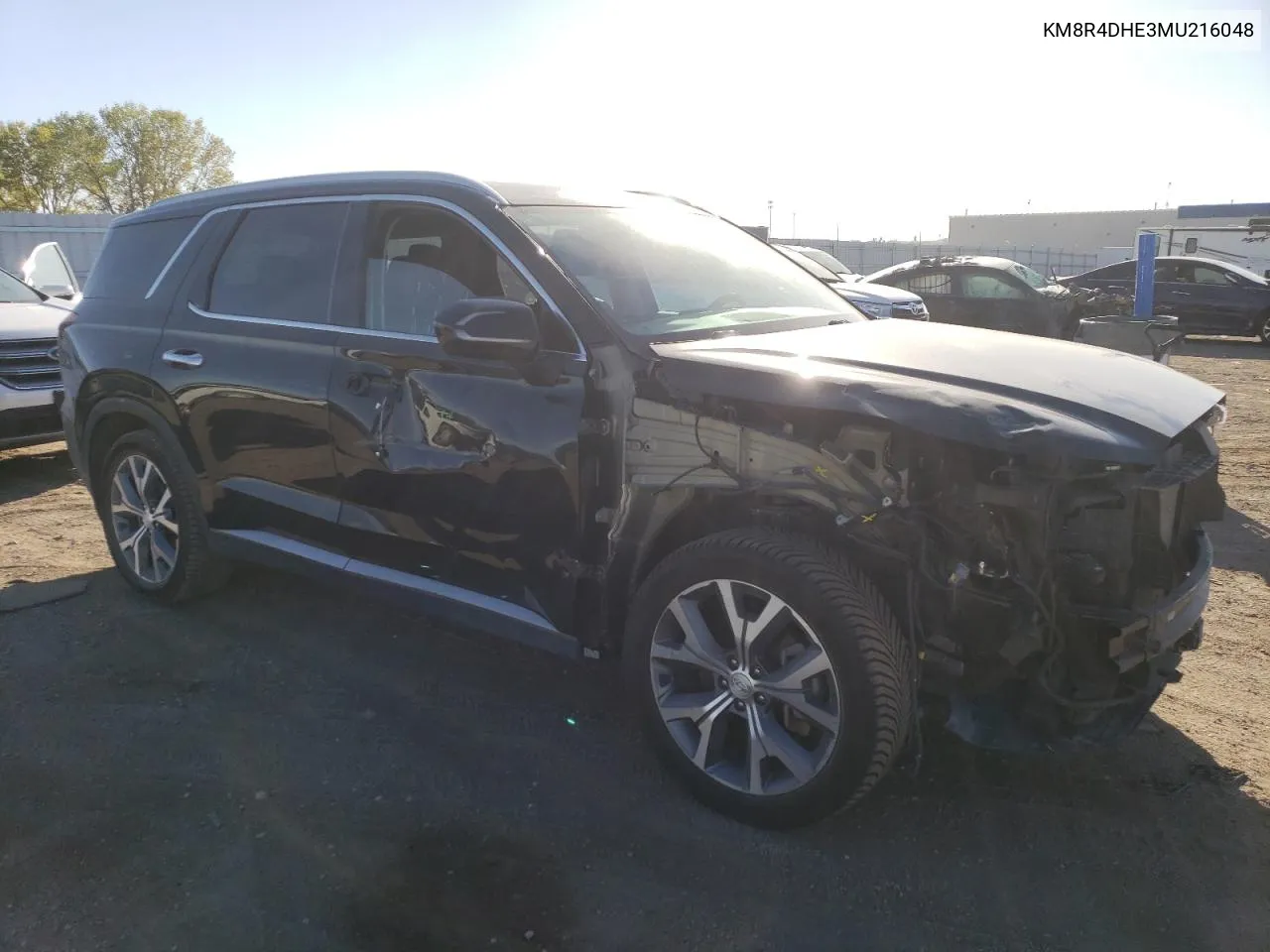 2021 Hyundai Palisade Sel VIN: KM8R4DHE3MU216048 Lot: 73392054