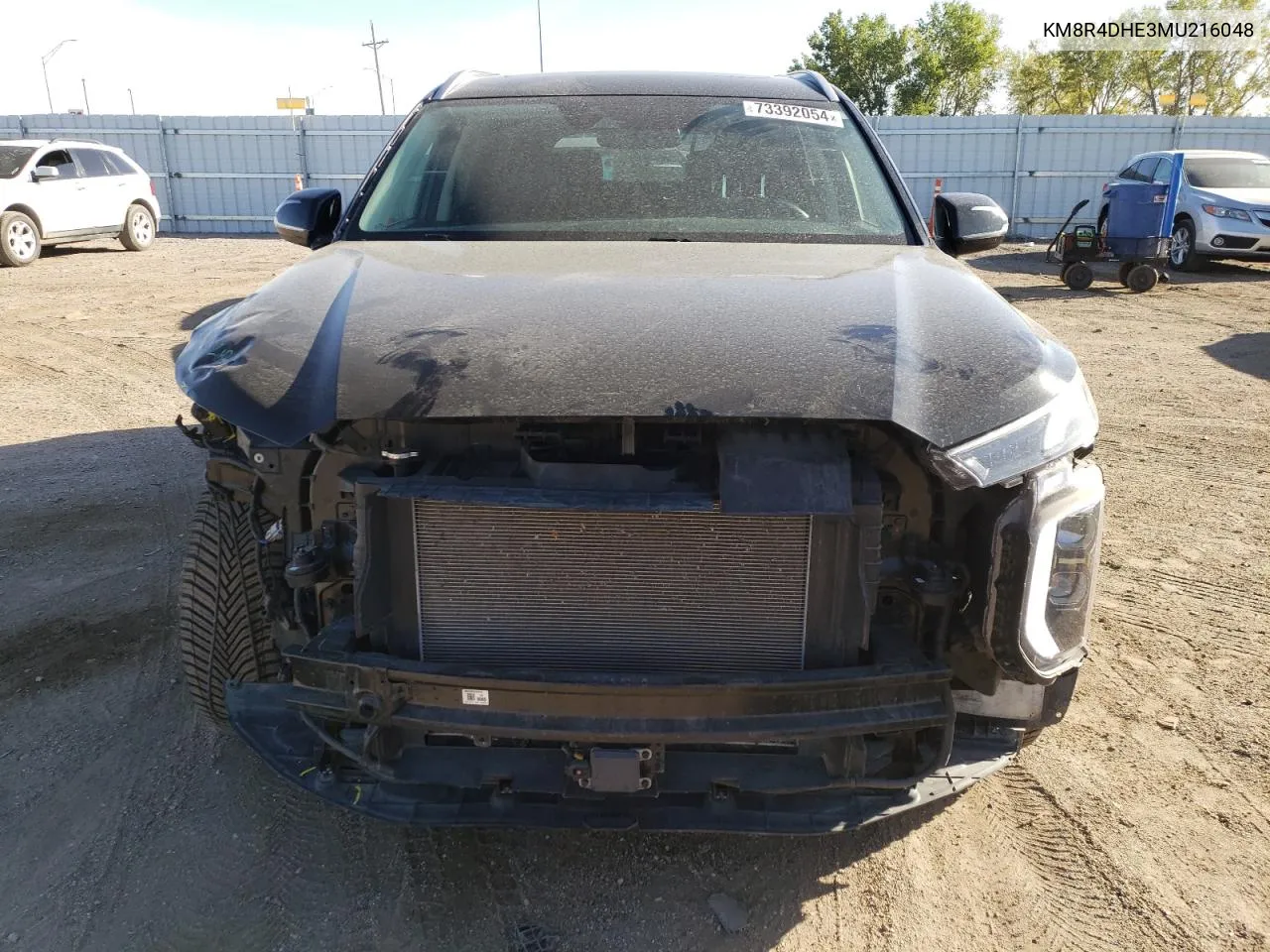 2021 Hyundai Palisade Sel VIN: KM8R4DHE3MU216048 Lot: 73392054