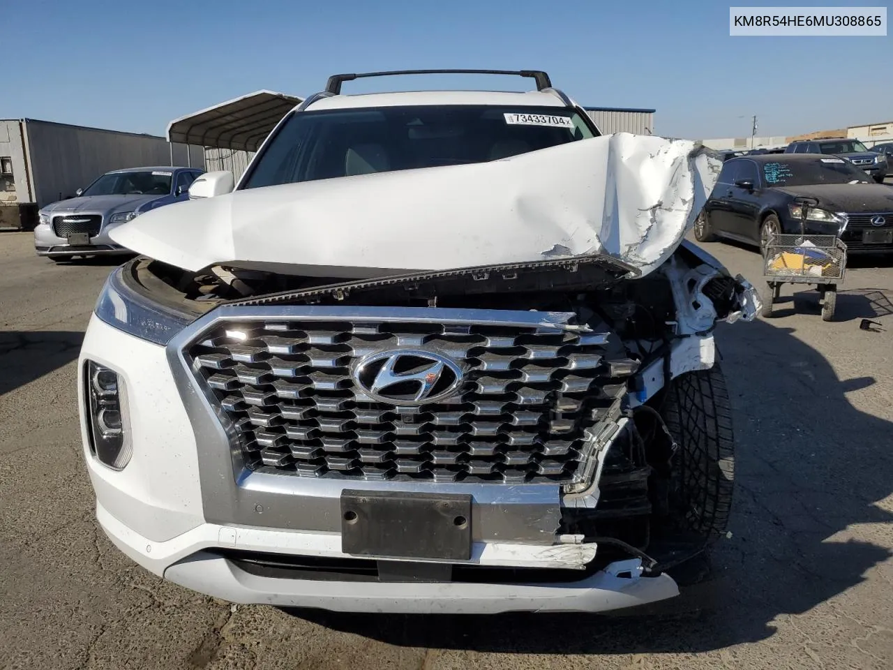 2021 Hyundai Palisade Limited VIN: KM8R54HE6MU308865 Lot: 73433704