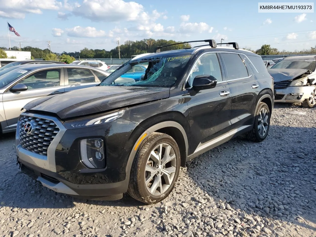 KM8R44HE7MU193373 2021 Hyundai Palisade Sel