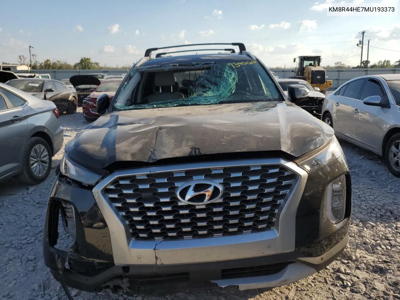 2021 Hyundai Palisade Sel VIN: KM8R44HE7MU193373 Lot: 73851204