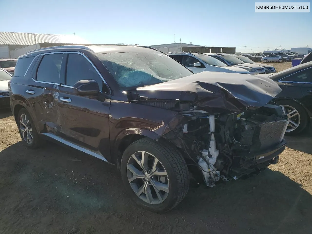 2021 Hyundai Palisade Limited VIN: KM8R5DHE0MU215100 Lot: 73890994