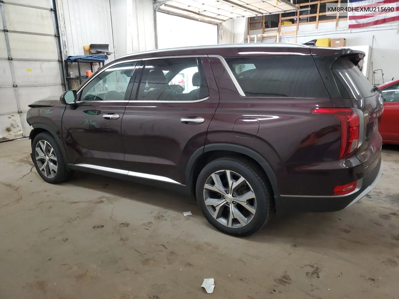 KM8R4DHEXMU215690 2021 Hyundai Palisade Sel