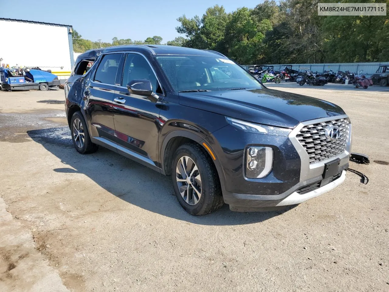 2021 Hyundai Palisade Sel VIN: KM8R24HE7MU177115 Lot: 74379354