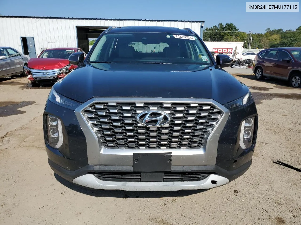 KM8R24HE7MU177115 2021 Hyundai Palisade Sel