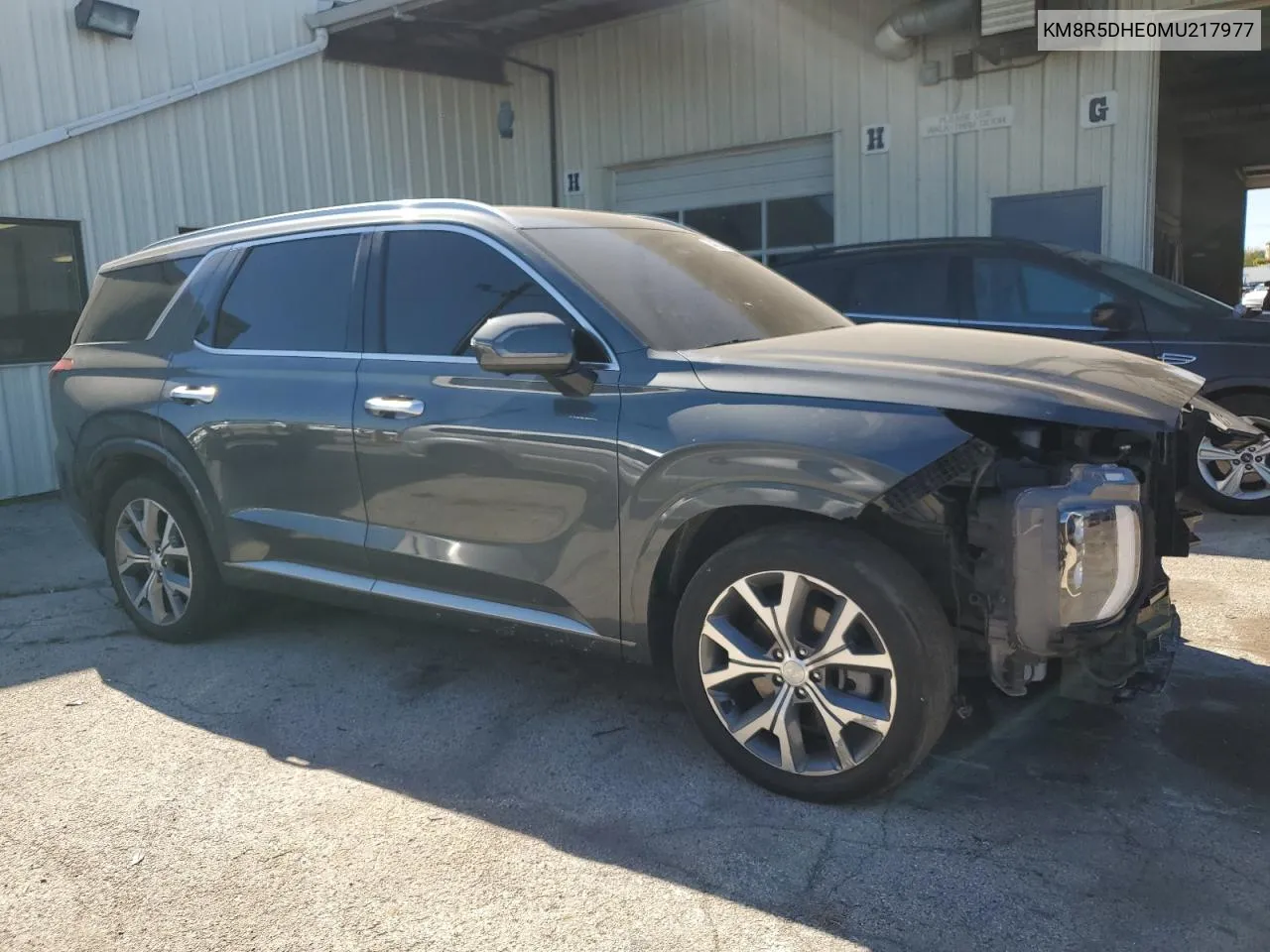 KM8R5DHE0MU217977 2021 Hyundai Palisade Limited