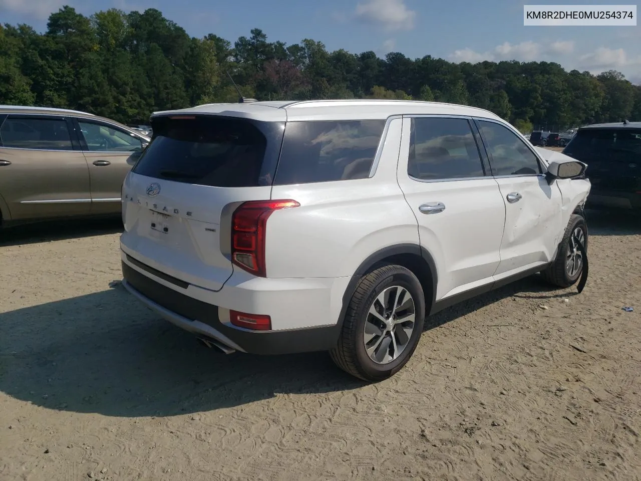 KM8R2DHE0MU254374 2021 Hyundai Palisade Sel