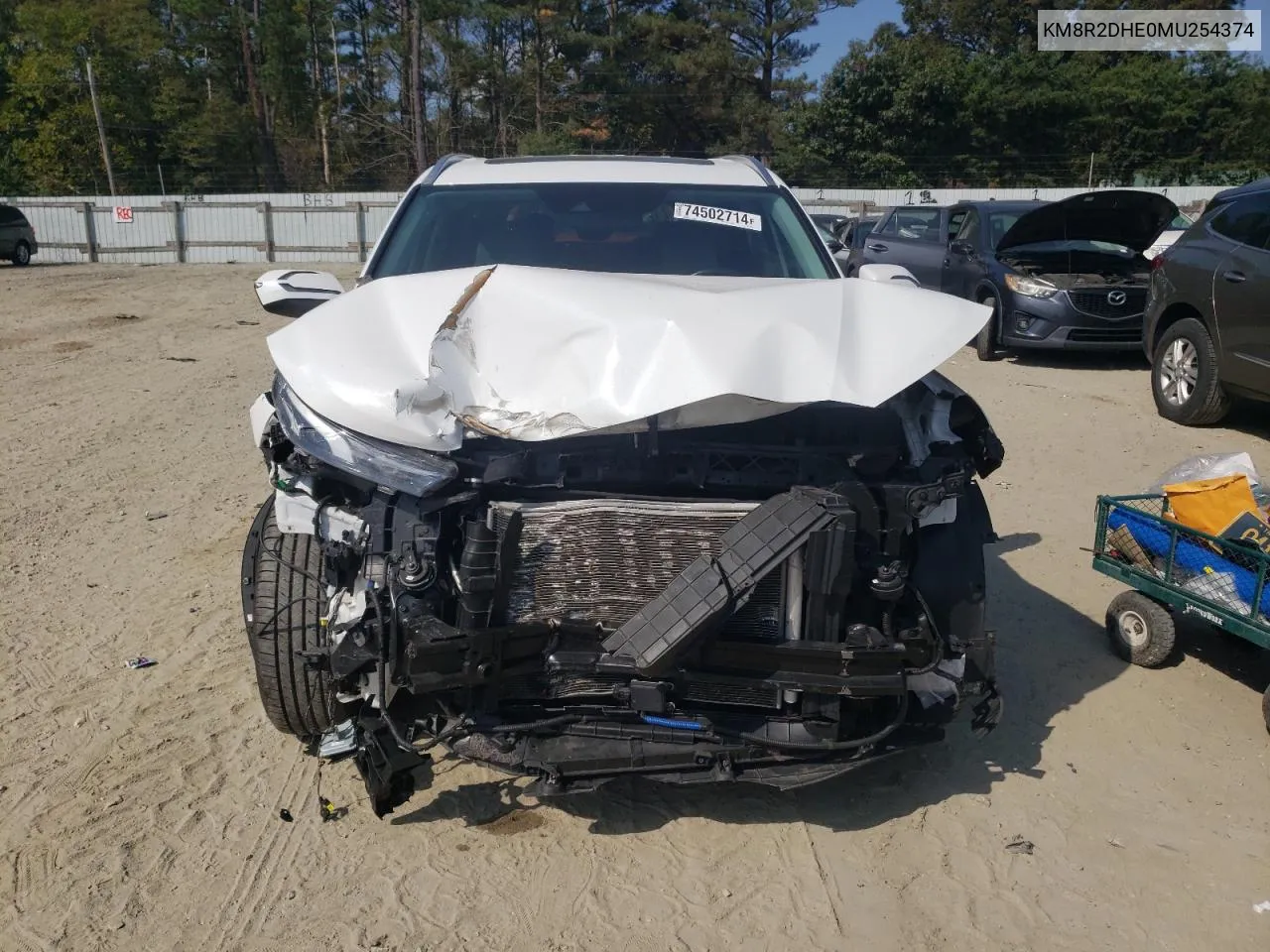 KM8R2DHE0MU254374 2021 Hyundai Palisade Sel