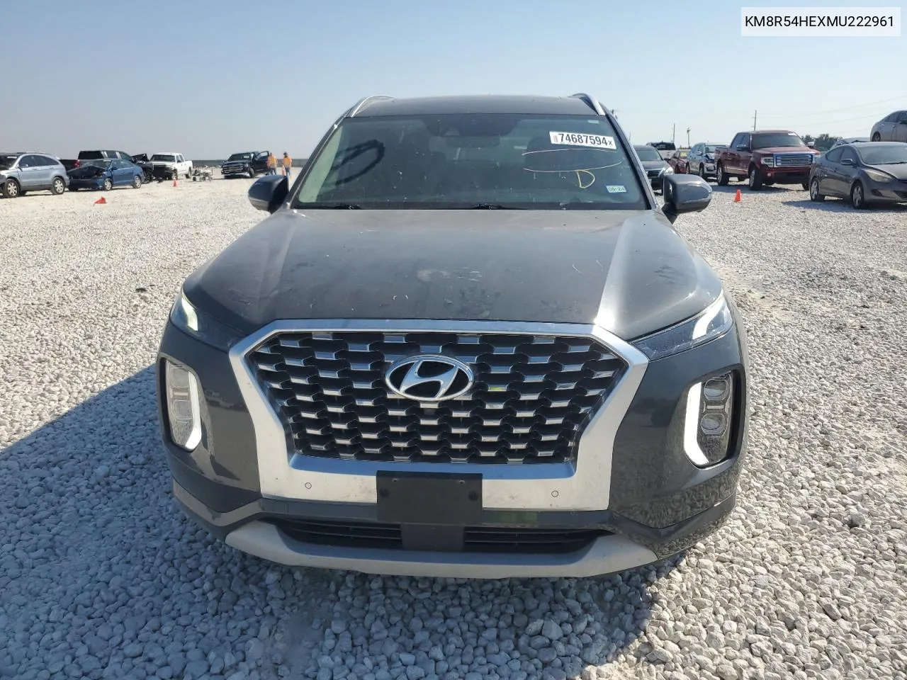 2021 Hyundai Palisade Limited VIN: KM8R54HEXMU222961 Lot: 74687594