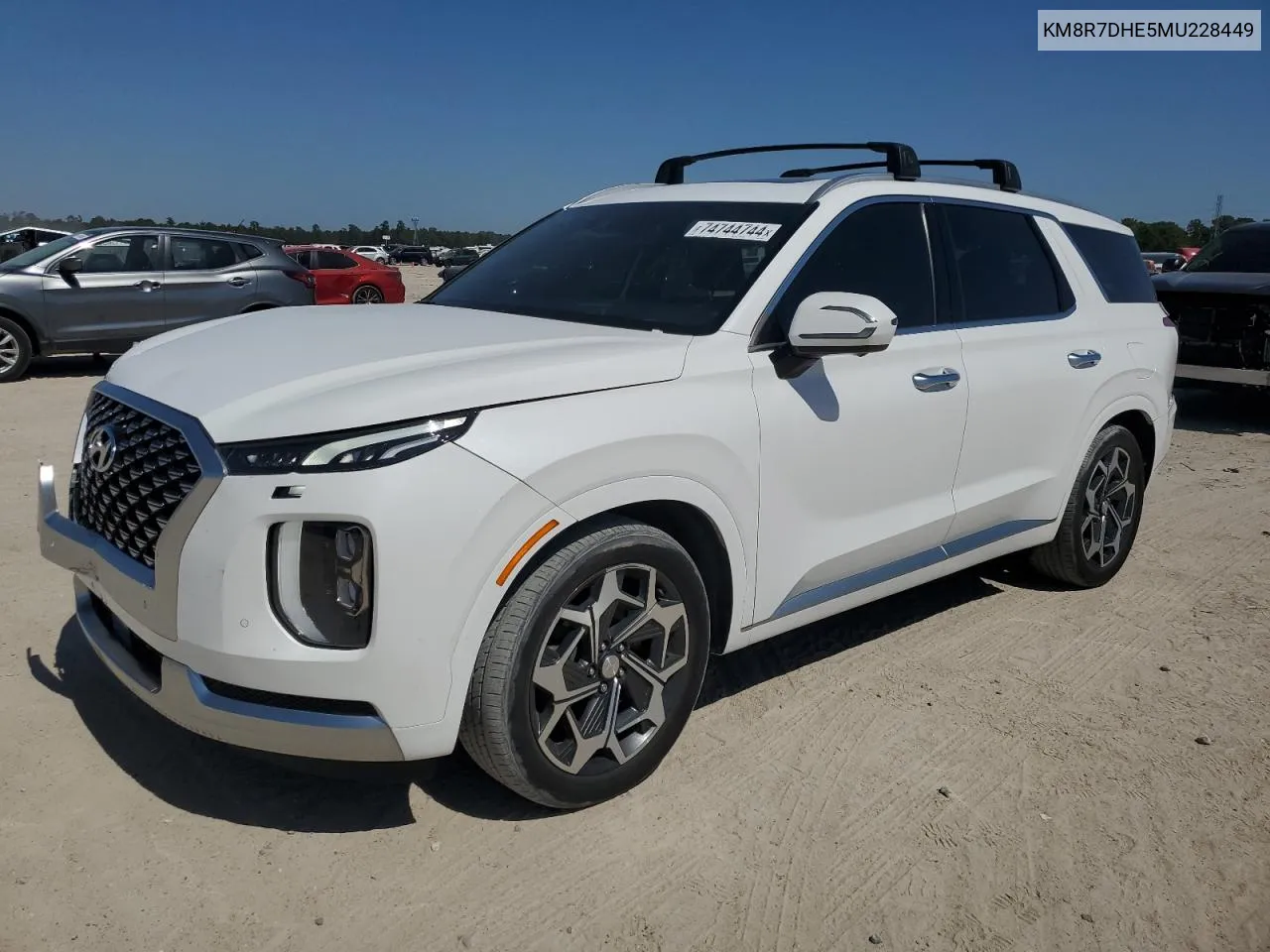 2021 Hyundai Palisade Calligraphy VIN: KM8R7DHE5MU228449 Lot: 74744744