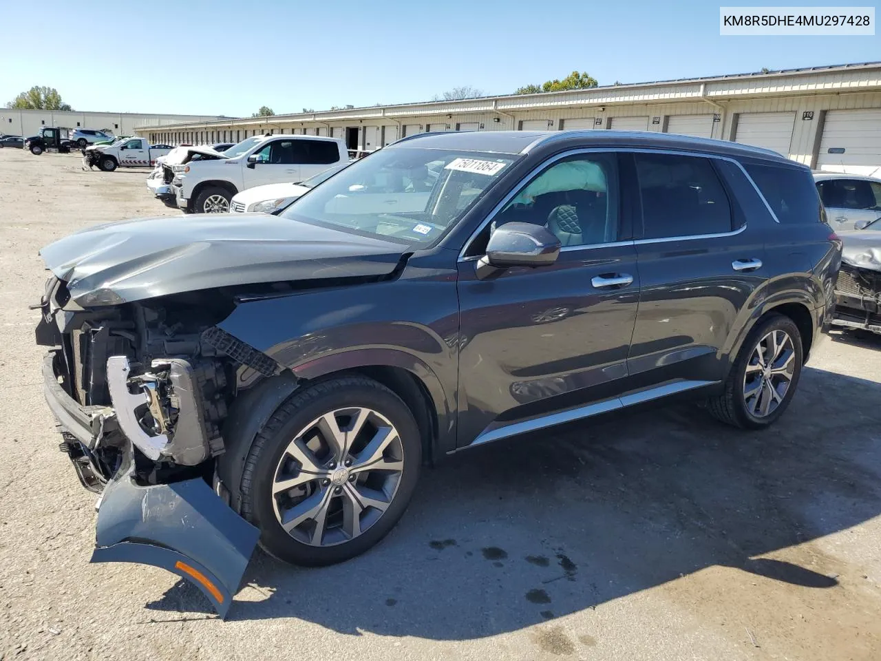 2021 Hyundai Palisade Limited VIN: KM8R5DHE4MU297428 Lot: 75011864