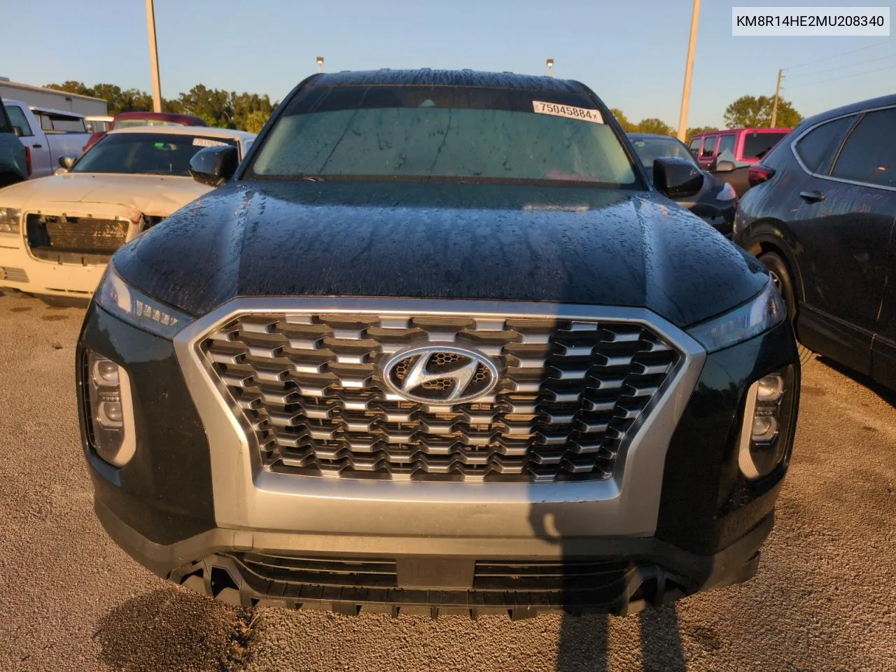 2021 Hyundai Palisade Se VIN: KM8R14HE2MU208340 Lot: 75045884