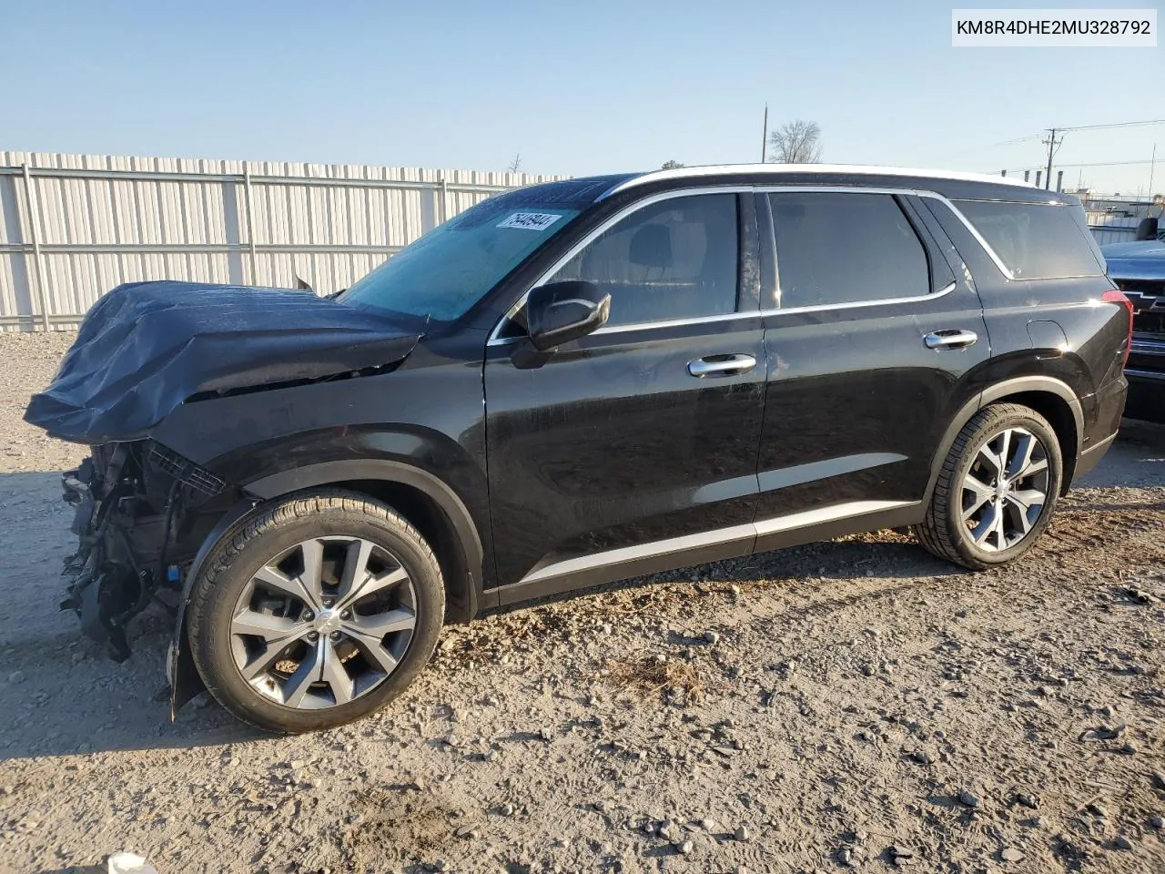 2021 Hyundai Palisade Sel VIN: KM8R4DHE2MU328792 Lot: 75446944