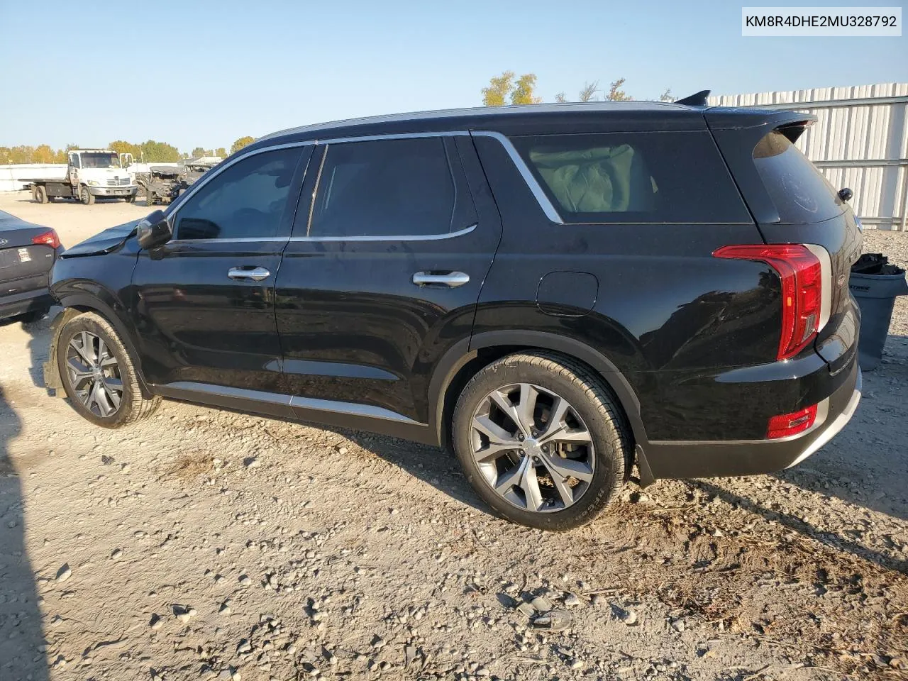 2021 Hyundai Palisade Sel VIN: KM8R4DHE2MU328792 Lot: 75446944