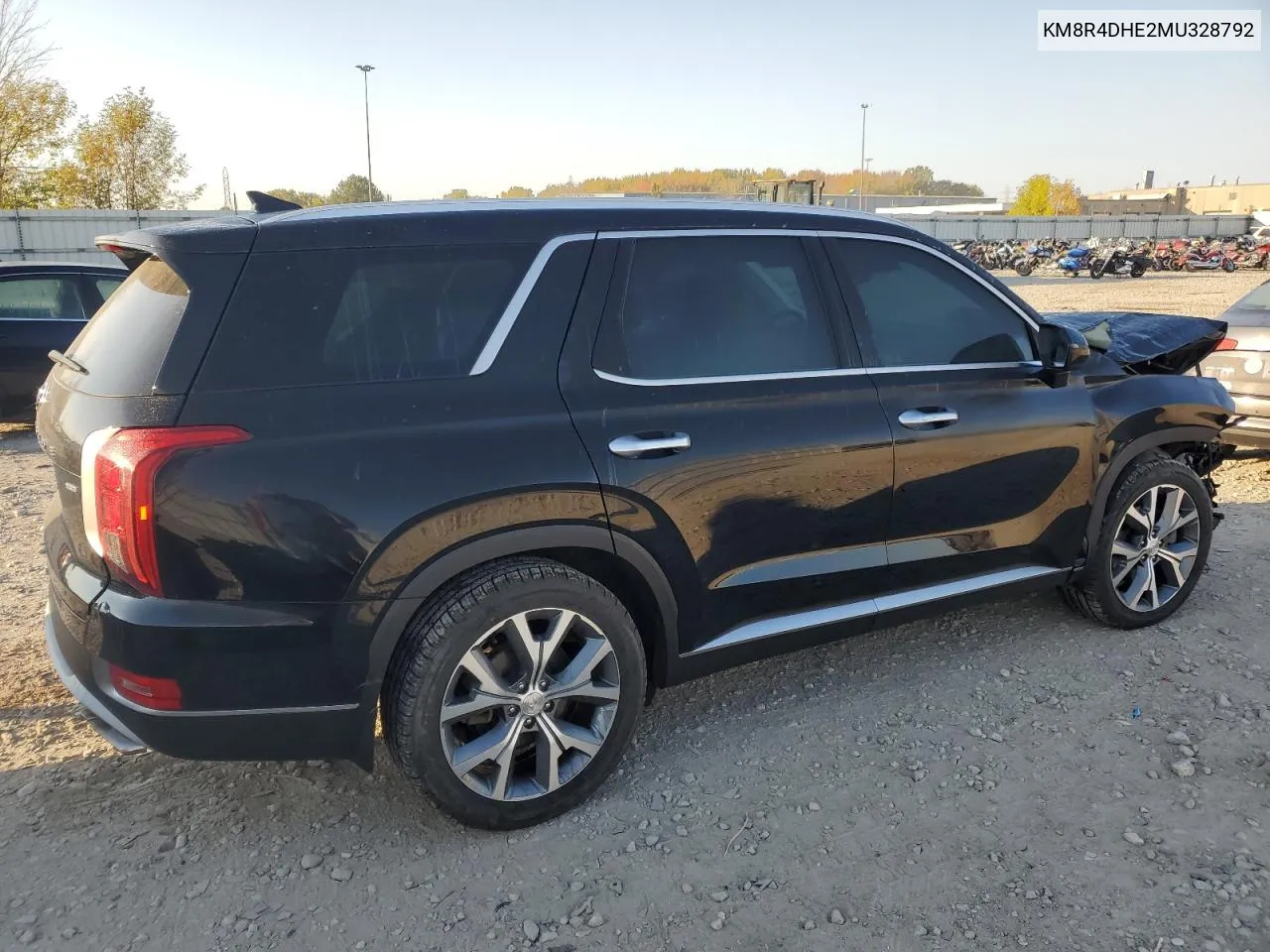 KM8R4DHE2MU328792 2021 Hyundai Palisade Sel