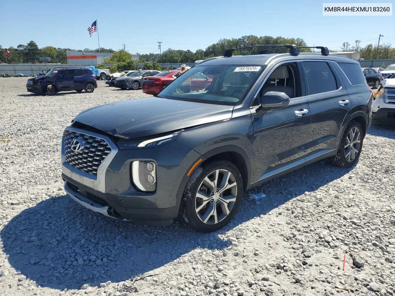 KM8R44HEXMU183260 2021 Hyundai Palisade Sel