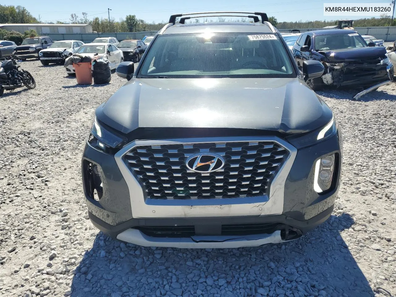 KM8R44HEXMU183260 2021 Hyundai Palisade Sel