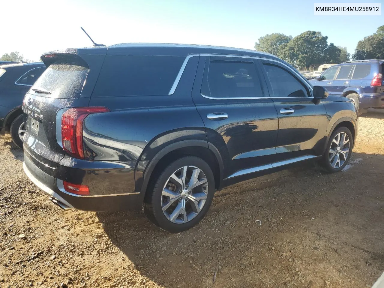 2021 Hyundai Palisade Sel VIN: KM8R34HE4MU258912 Lot: 75914534