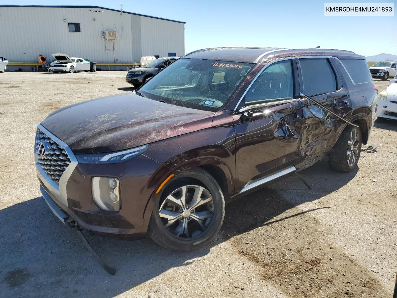 KM8R5DHE4MU241893 2021 Hyundai Palisade Limited