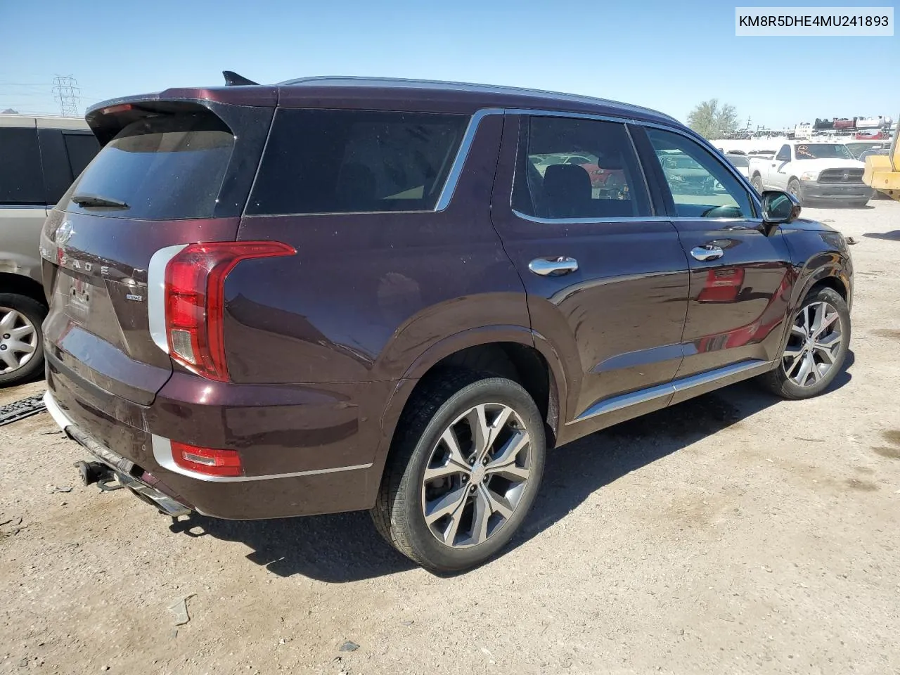 2021 Hyundai Palisade Limited VIN: KM8R5DHE4MU241893 Lot: 76415544