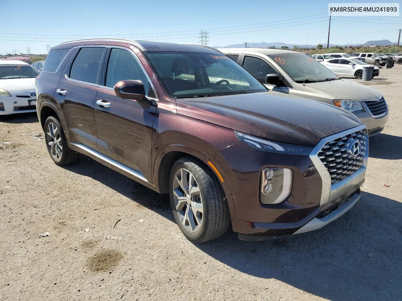 KM8R5DHE4MU241893 2021 Hyundai Palisade Limited