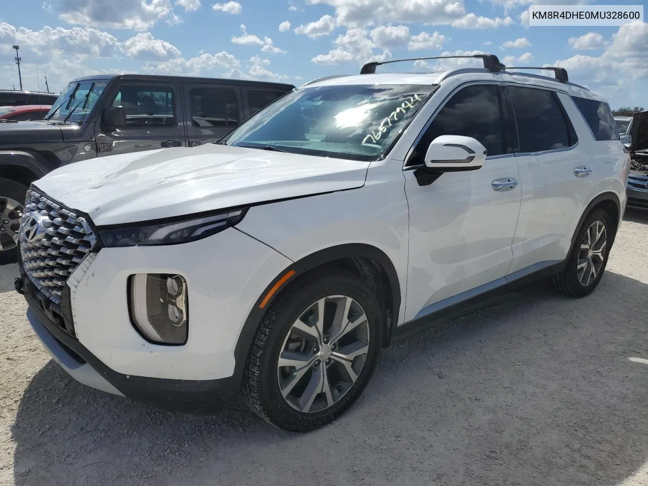 2021 Hyundai Palisade Sel VIN: KM8R4DHE0MU328600 Lot: 76577944