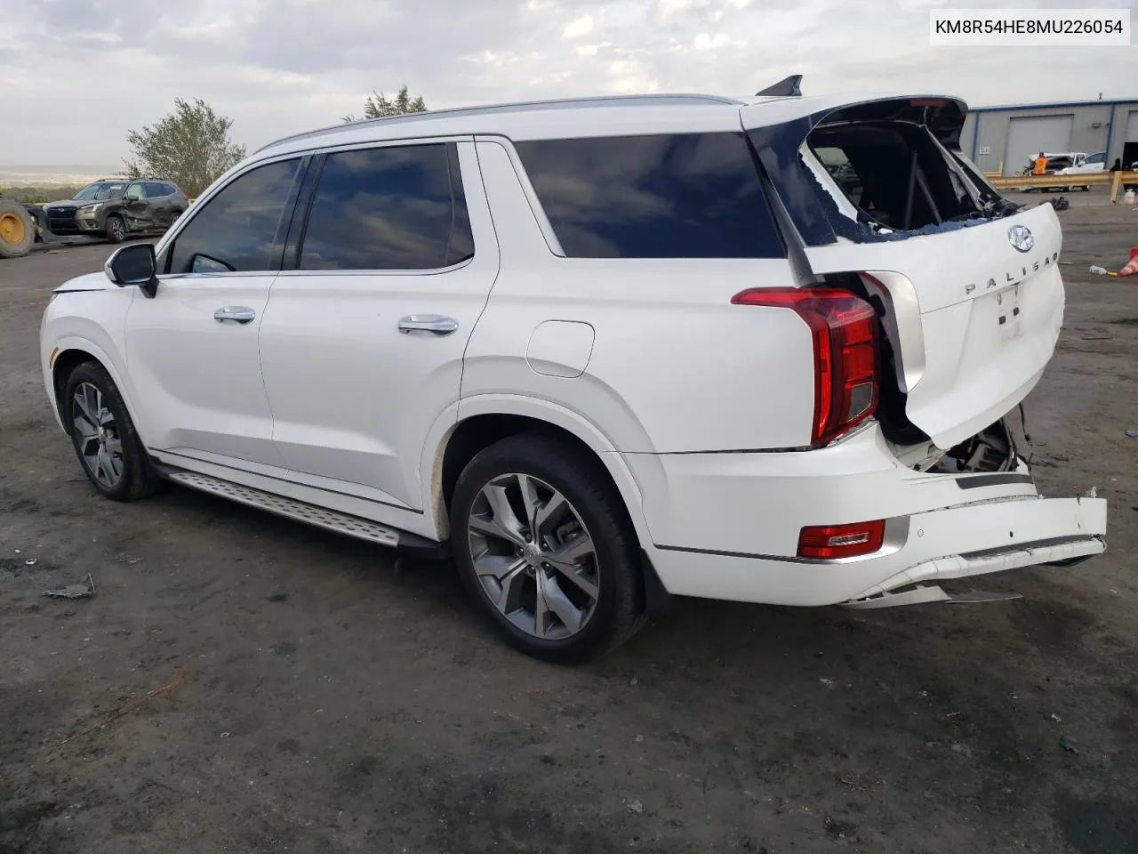 2021 Hyundai Palisade Limited VIN: KM8R54HE8MU226054 Lot: 76609664