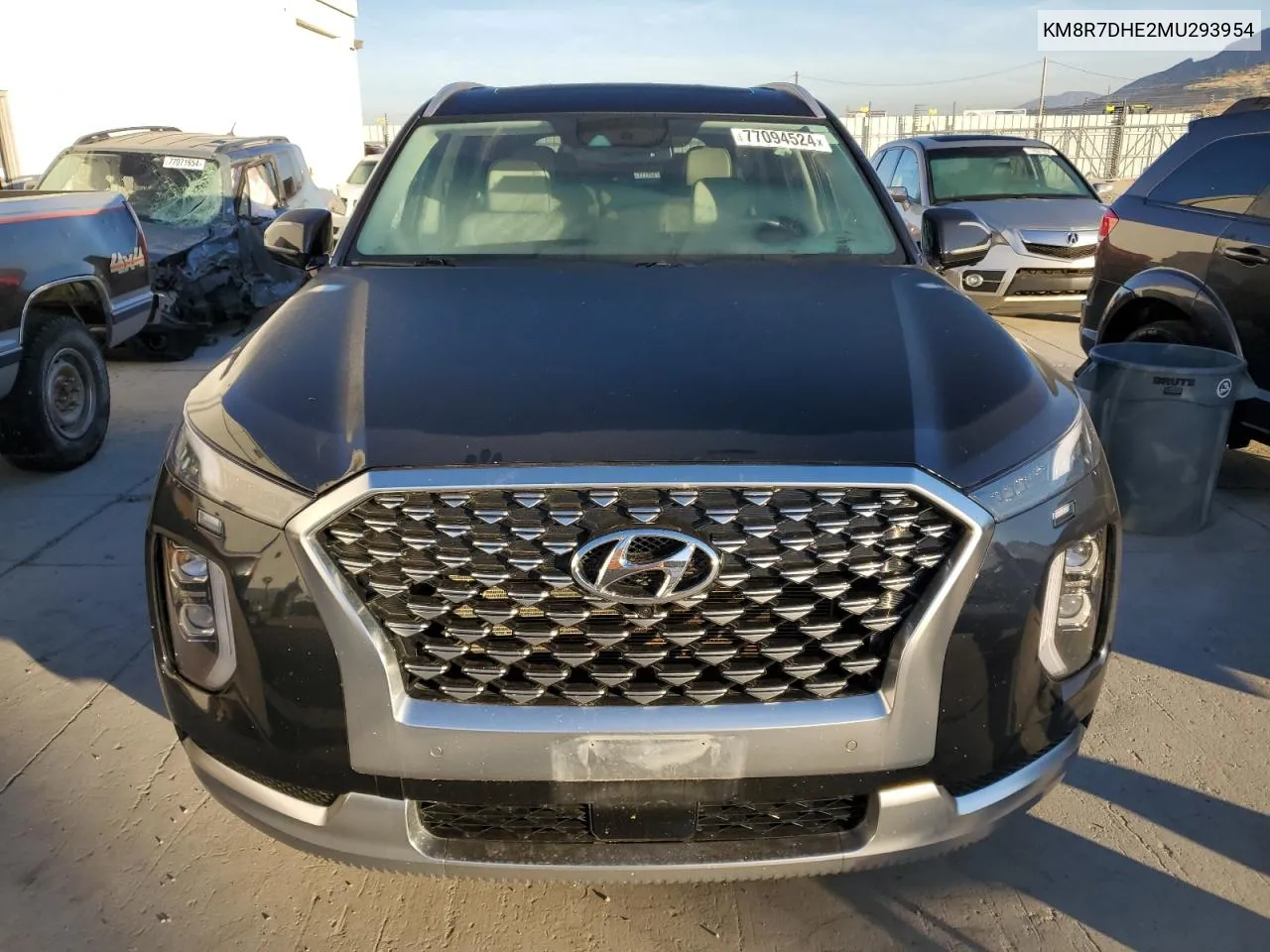 2021 Hyundai Palisade Calligraphy VIN: KM8R7DHE2MU293954 Lot: 77094524