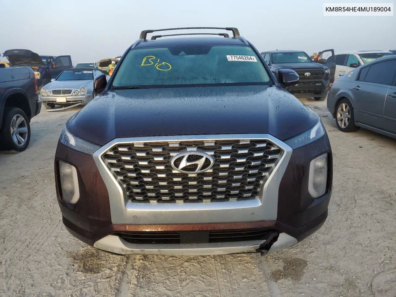 2021 Hyundai Palisade Limited VIN: KM8R54HE4MU189004 Lot: 77546264