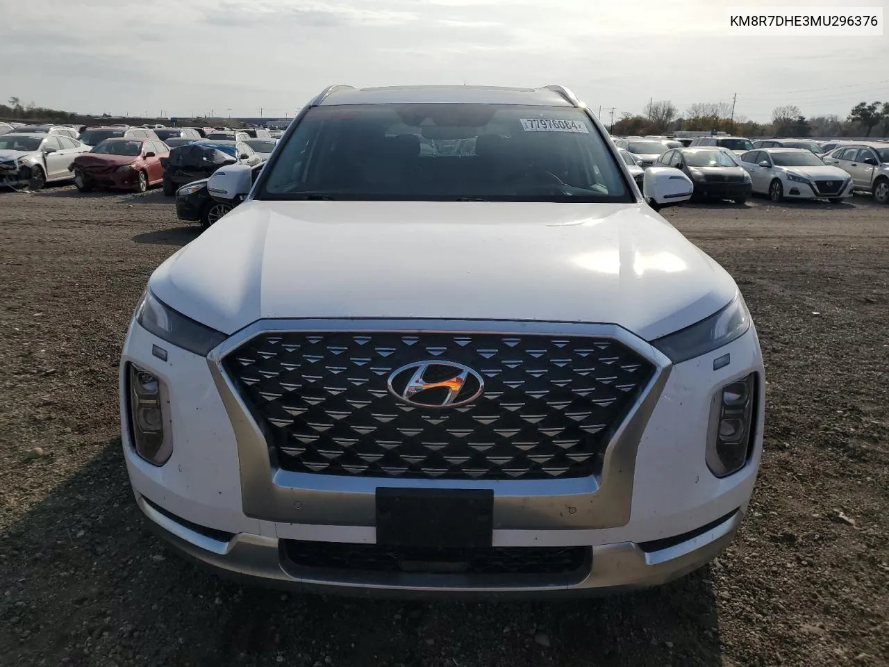 2021 Hyundai Palisade Calligraphy VIN: KM8R7DHE3MU296376 Lot: 77976084