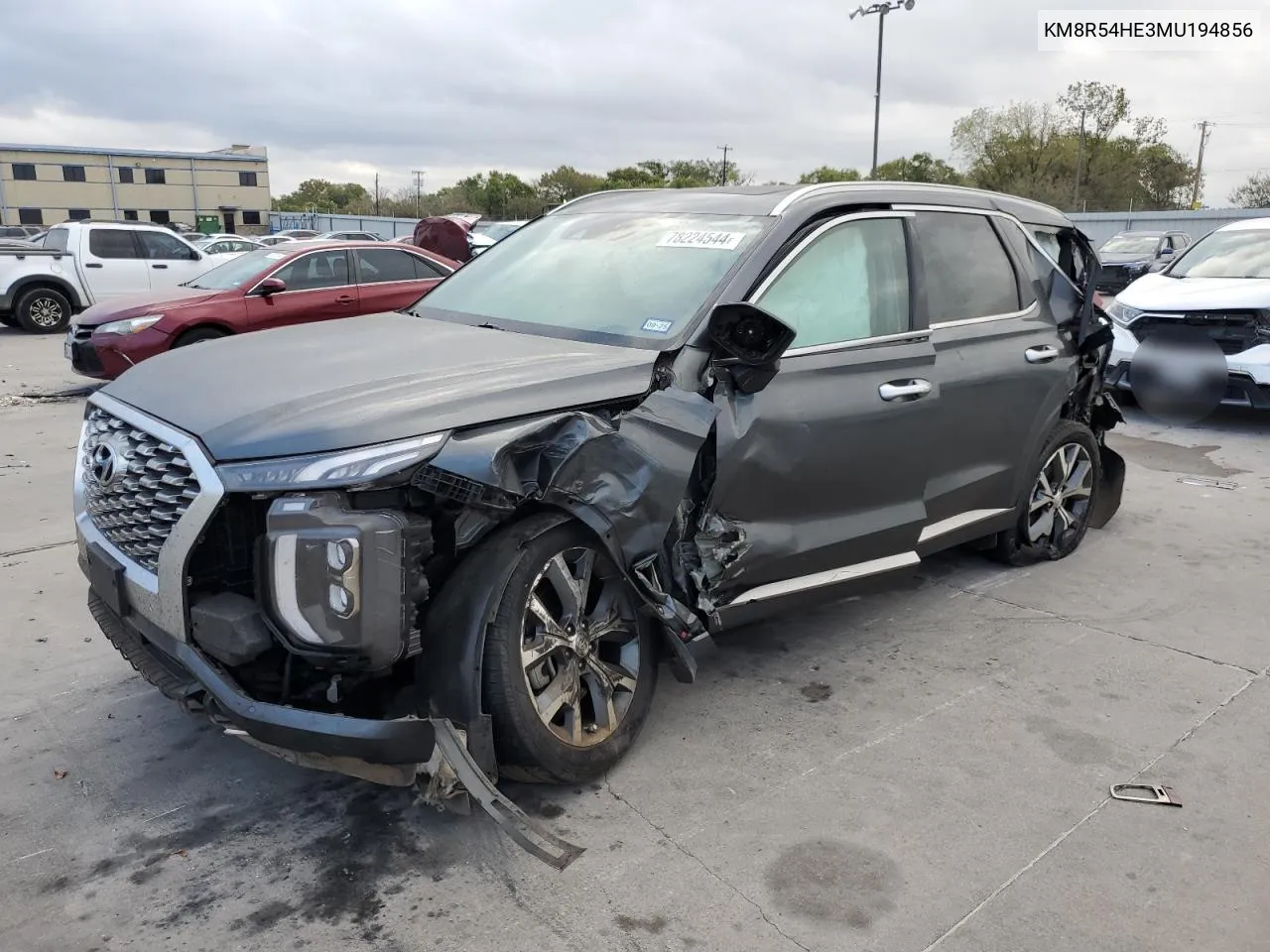 2021 Hyundai Palisade Limited VIN: KM8R54HE3MU194856 Lot: 78224544