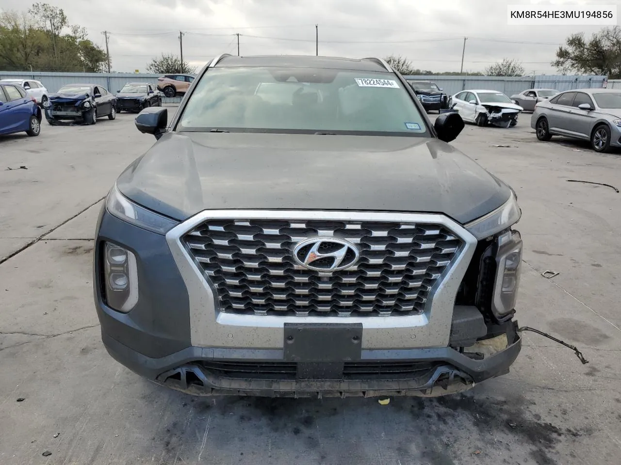 2021 Hyundai Palisade Limited VIN: KM8R54HE3MU194856 Lot: 78224544