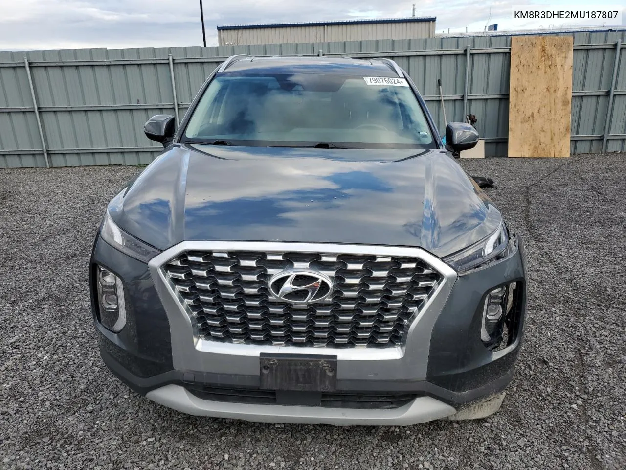 2021 Hyundai Palisade Sel VIN: KM8R3DHE2MU187807 Lot: 79076024