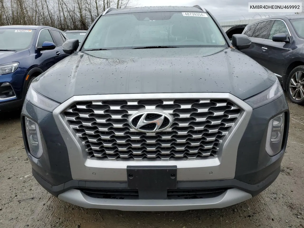 2022 Hyundai Palisade Sel VIN: KM8R4DHE0NU469992 Lot: 48739354