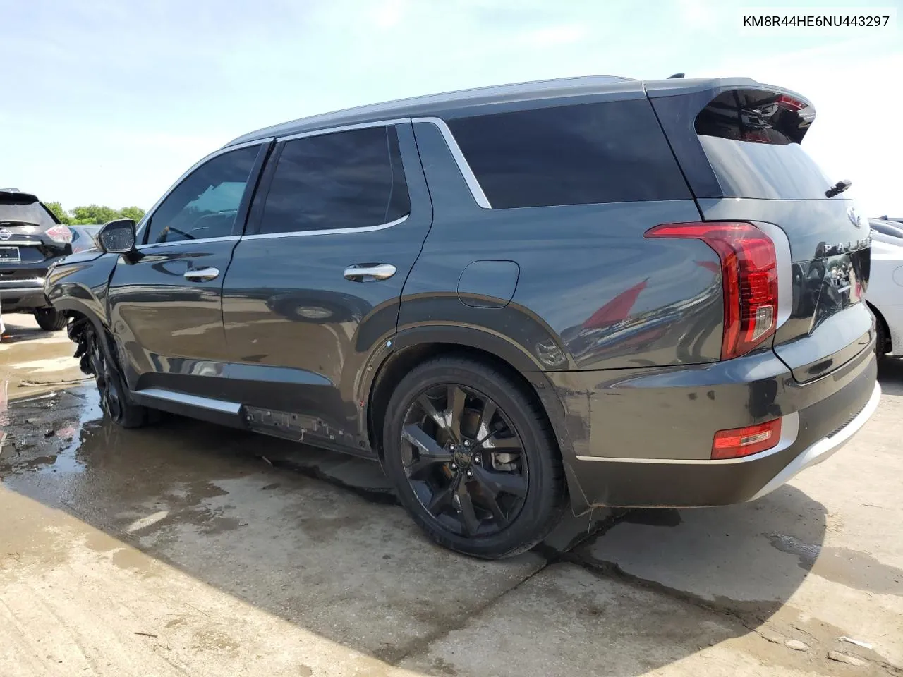 2022 Hyundai Palisade Sel VIN: KM8R44HE6NU443297 Lot: 54706254