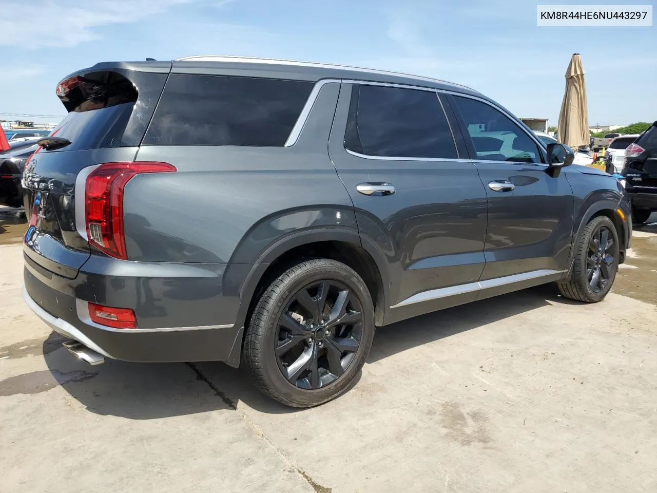 2022 Hyundai Palisade Sel VIN: KM8R44HE6NU443297 Lot: 54706254