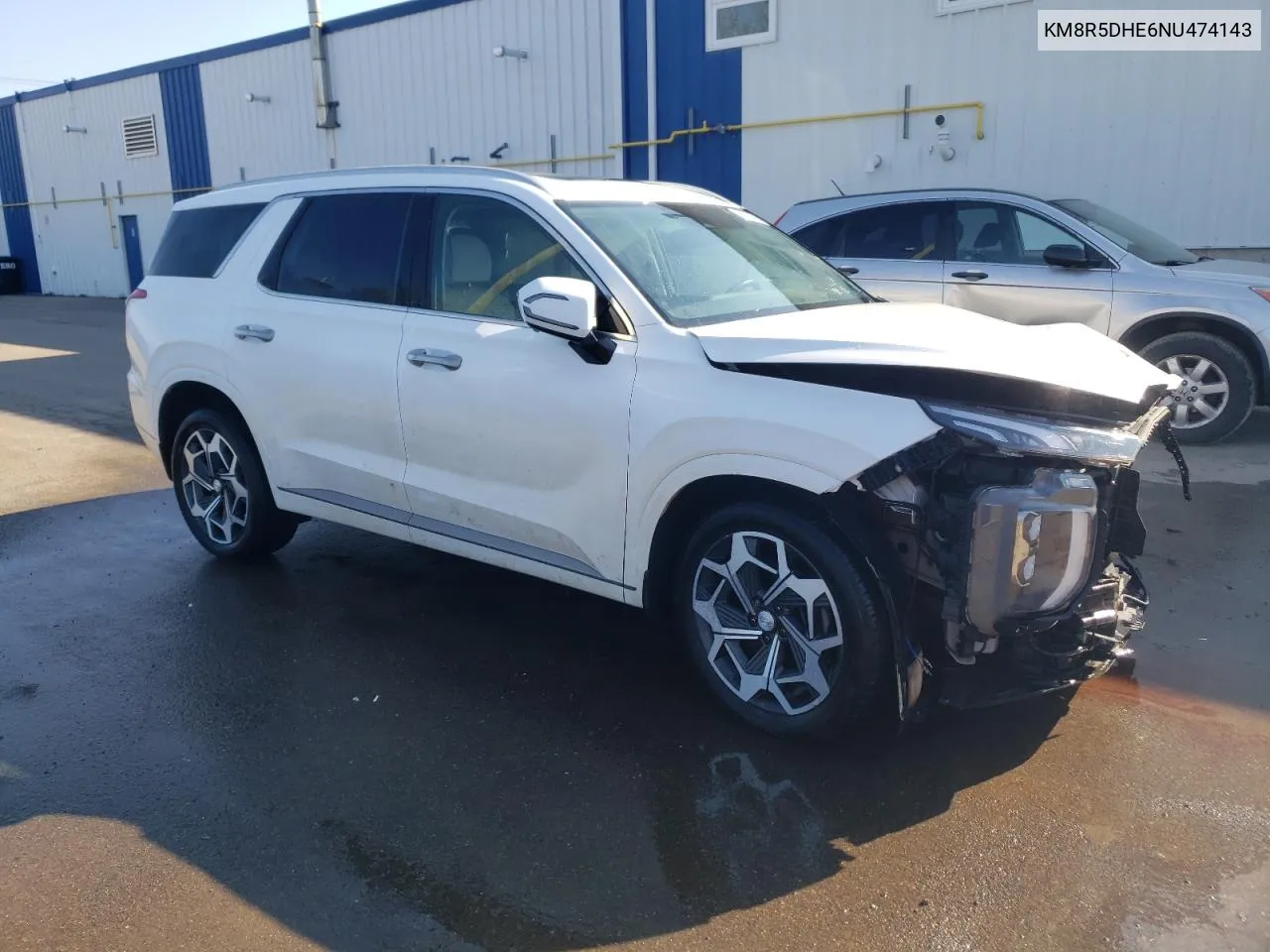 2022 Hyundai Palisade Limited VIN: KM8R5DHE6NU474143 Lot: 54729444