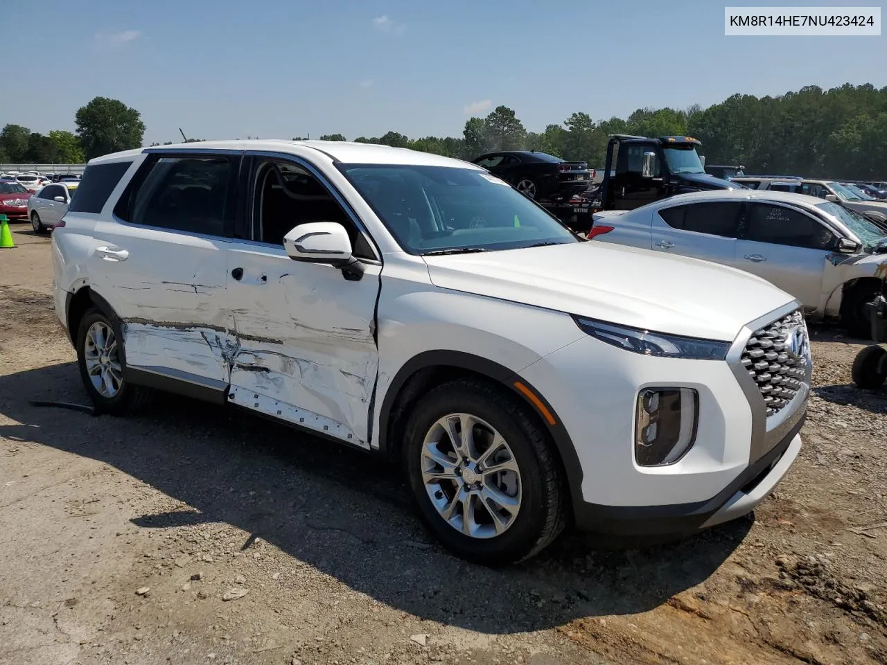 KM8R14HE7NU423424 2022 Hyundai Palisade Se