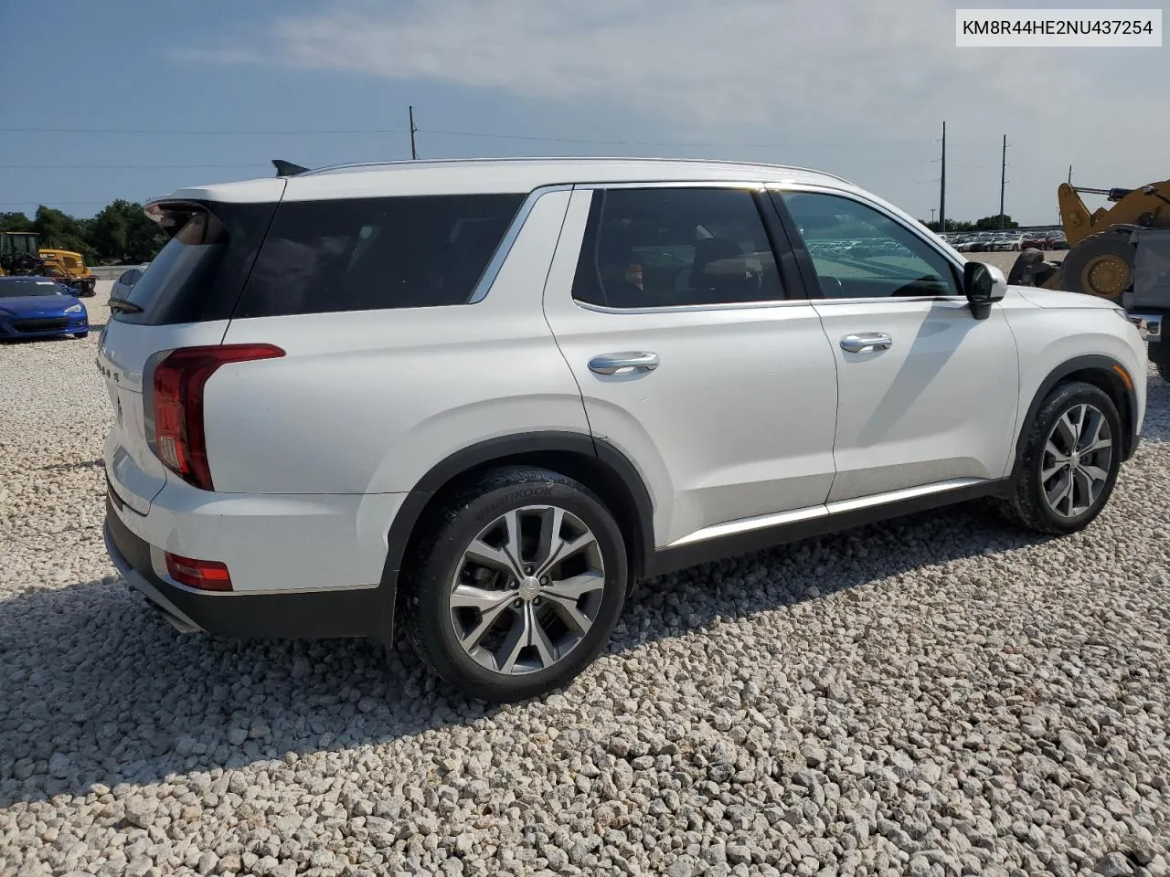 2022 Hyundai Palisade Sel VIN: KM8R44HE2NU437254 Lot: 56601984