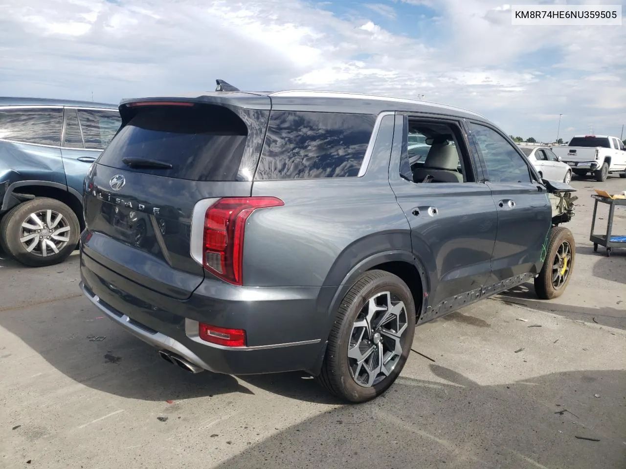 KM8R74HE6NU359505 2022 Hyundai Palisade Calligraphy